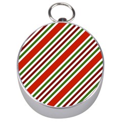 Christmas-color-stripes Silver Compasses