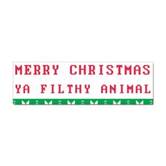 Merry Christmas Ya Filthy Animal Sticker (Bumper)