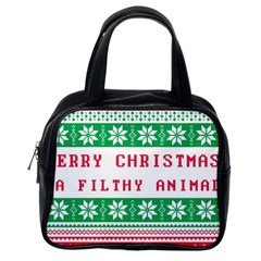 Merry Christmas Ya Filthy Animal Classic Handbag (One Side)