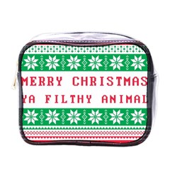 Merry Christmas Ya Filthy Animal Mini Toiletries Bag (One Side)