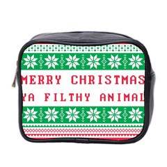 Merry Christmas Ya Filthy Animal Mini Toiletries Bag (Two Sides)