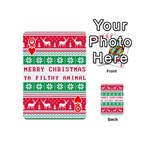 Merry Christmas Ya Filthy Animal Playing Cards 54 Designs (Mini) Front - HeartQ