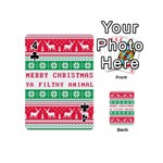 Merry Christmas Ya Filthy Animal Playing Cards 54 Designs (Mini) Front - Club4