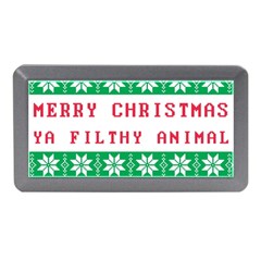 Merry Christmas Ya Filthy Animal Memory Card Reader (mini) by Grandong