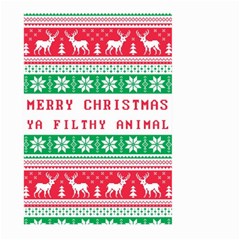 Merry Christmas Ya Filthy Animal Large Garden Flag (Two Sides)