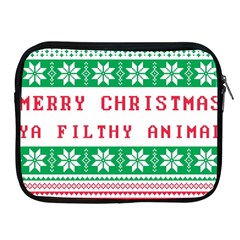 Merry Christmas Ya Filthy Animal Apple iPad 2/3/4 Zipper Cases