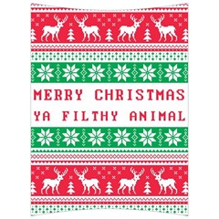 Merry Christmas Ya Filthy Animal Back Support Cushion