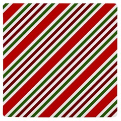 Christmas-color-stripes UV Print Square Tile Coaster 