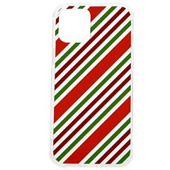Christmas-color-stripes iPhone 12 Pro max TPU UV Print Case