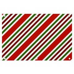 Christmas-color-stripes Banner and Sign 6  x 4 