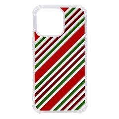 Christmas-color-stripes iPhone 13 Pro TPU UV Print Case