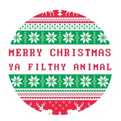 Merry Christmas Ya Filthy Animal Pop socket