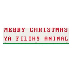 Merry Christmas Ya Filthy Animal Banner and Sign 4  x 1 