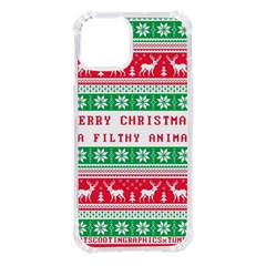 Merry Christmas Ya Filthy Animal iPhone 14 TPU UV Print Case