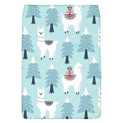 Christmas-tree-cute-lama-with-gift-boxes-seamless-pattern Removable Flap Cover (s) by Grandong