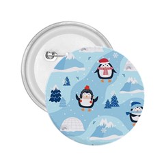 Christmas-seamless-pattern-with-penguin 2.25  Buttons