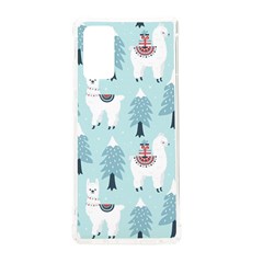 Christmas-tree-cute-lama-with-gift-boxes-seamless-pattern Samsung Galaxy Note 20 Tpu Uv Case