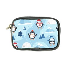 Christmas-seamless-pattern-with-penguin Coin Purse