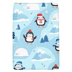 Christmas-seamless-pattern-with-penguin Removable Flap Cover (S)