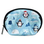 Christmas-seamless-pattern-with-penguin Accessory Pouch (Medium) Front