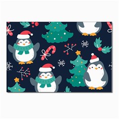 Colorful-funny-christmas-pattern      - Postcard 4 x 6  (Pkg of 10)