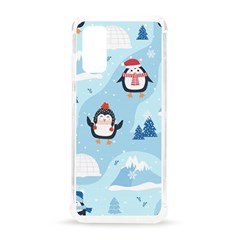 Christmas-seamless-pattern-with-penguin Samsung Galaxy S20 6.2 Inch TPU UV Case