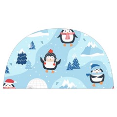 Christmas-seamless-pattern-with-penguin Anti Scalding Pot Cap