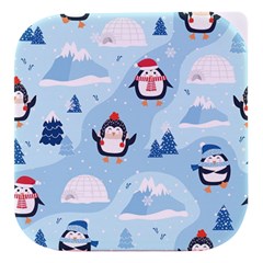 Christmas-seamless-pattern-with-penguin Stacked food storage container