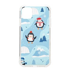 Christmas-seamless-pattern-with-penguin iPhone 11 TPU UV Print Case