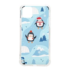 Christmas-seamless-pattern-with-penguin iPhone 11 Pro Max 6.5 Inch TPU UV Print Case