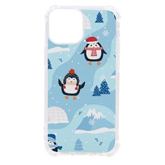 Christmas-seamless-pattern-with-penguin iPhone 13 mini TPU UV Print Case