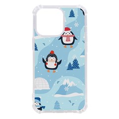 Christmas-seamless-pattern-with-penguin iPhone 13 Pro TPU UV Print Case