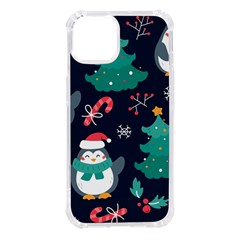 Colorful-funny-christmas-pattern      - Iphone 14 Tpu Uv Print Case