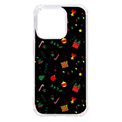 Christmas Paper Stars Pattern Texture Background Colorful Colors Seamless Copy Iphone 14 Pro Tpu Uv Print Case by Grandong