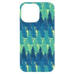 Christmas Trees Pattern Digital Paper Seamless Iphone 14 Pro Max Black Uv Print Case by Grandong