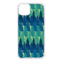 Christmas Trees Pattern Digital Paper Seamless Iphone 14 Plus Tpu Uv Print Case by Grandong