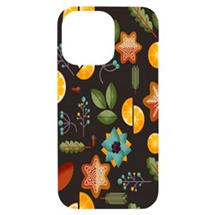 Christmas-seamless-pattern   - Iphone 14 Pro Max Black Uv Print Case by Grandong