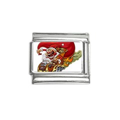 Funny Santa Claus Christmas Italian Charm (9mm) by Grandong