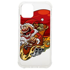 Funny Santa Claus Christmas Iphone 12 Mini Tpu Uv Print Case	 by Grandong