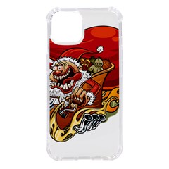 Funny Santa Claus Christmas Iphone 14 Tpu Uv Print Case by Grandong