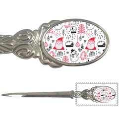Christmas-themed-seamless-pattern Letter Opener by Grandong