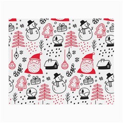 Christmas-themed-seamless-pattern Small Glasses Cloth by Grandong