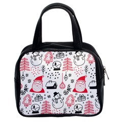 Christmas-themed-seamless-pattern Classic Handbag (two Sides)