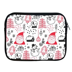 Christmas-themed-seamless-pattern Apple Ipad 2/3/4 Zipper Cases by Grandong