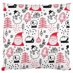 Christmas-themed-seamless-pattern Standard Premium Plush Fleece Cushion Case (two Sides) by Grandong
