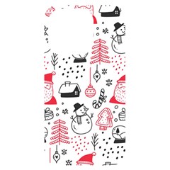 Christmas-themed-seamless-pattern Iphone 14 Pro Black Uv Print Case by Grandong