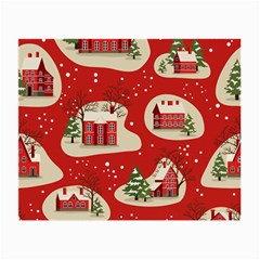 Christmas-new-year-seamless-pattern Small Glasses Cloth (2 Sides) by Grandong
