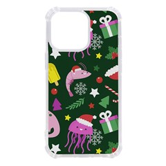 Colorful-funny-christmas-pattern   --- Iphone 13 Pro Tpu Uv Print Case by Grandong