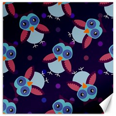 Owl-pattern-background Canvas 20  X 20  by Grandong