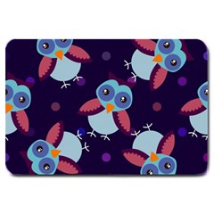 Owl-pattern-background Large Doormat by Grandong